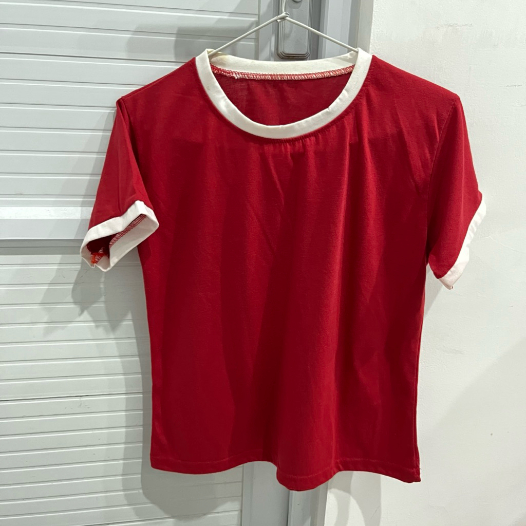 PRELOVED Kaos Wanita Atasan Pullnbear Abu | Kaos Pull And Bear Original