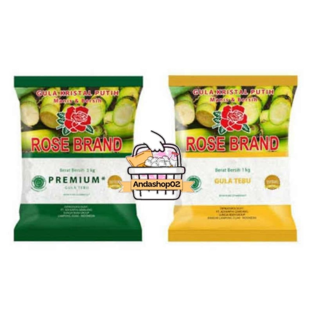 

andashop gula rosebrand 1sak 20kg warna random sesuai stok