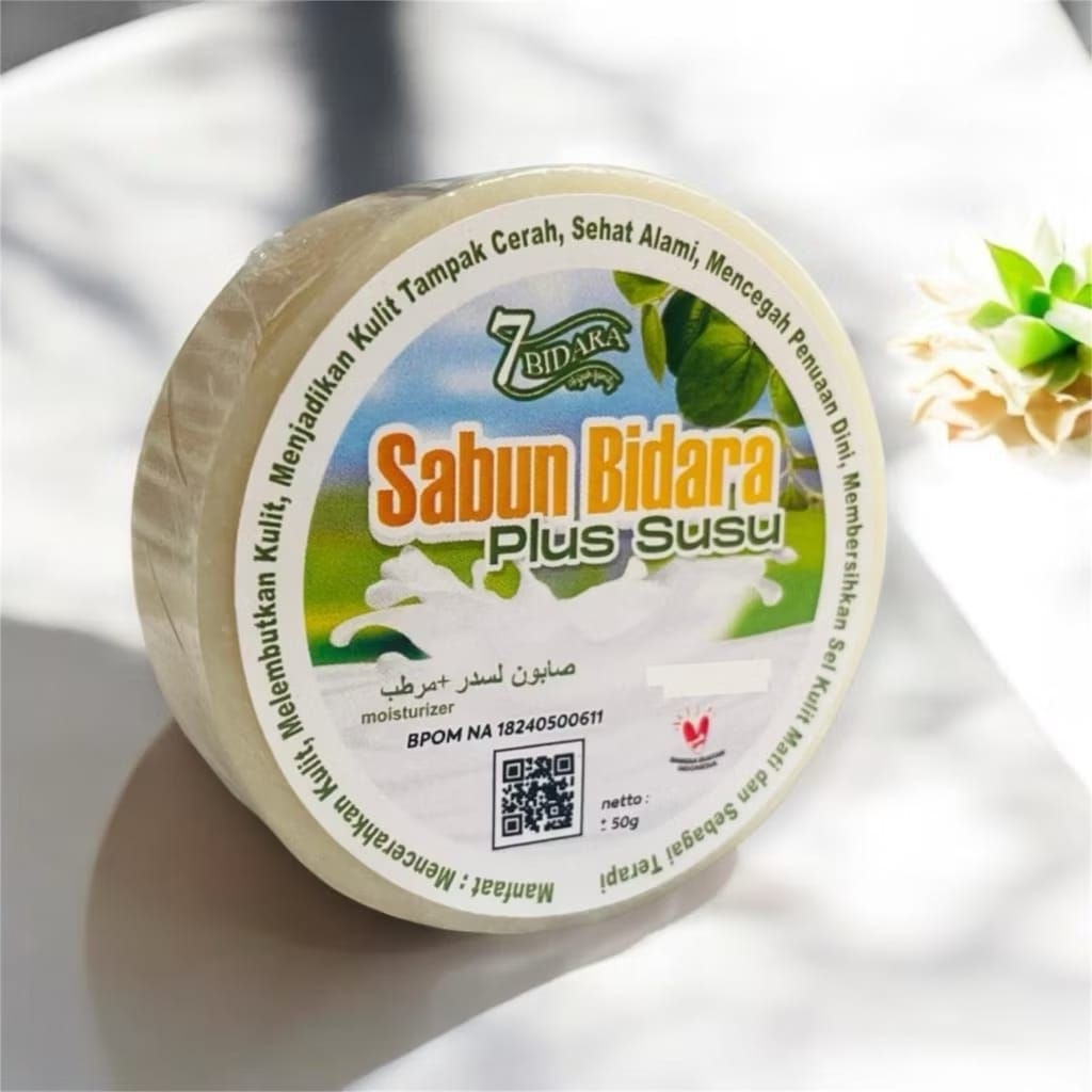 SABUN BIDARA PLUS SUSU 50 GRAM BPOM HALAL ATASI JERAWAT