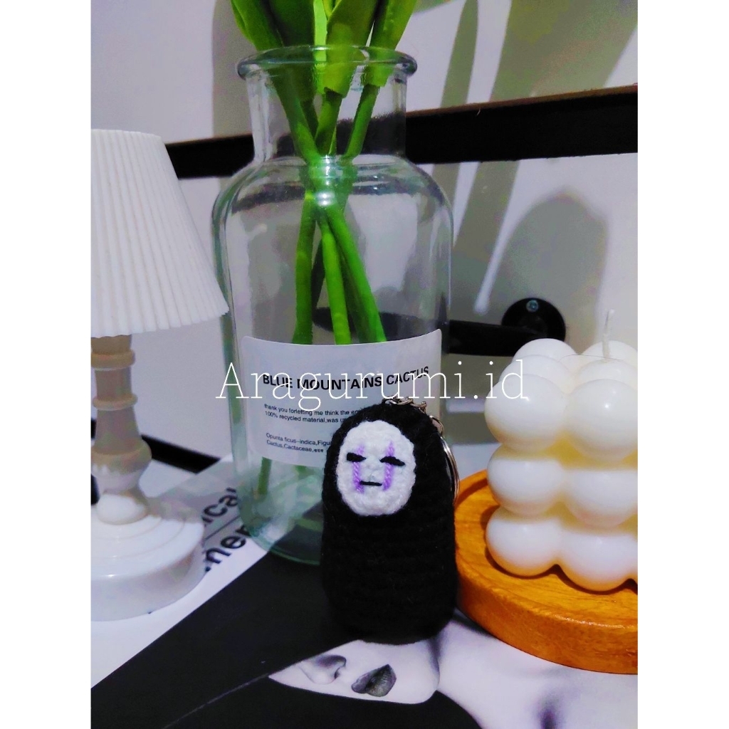 Ganci amigurumi kaonashi handmade