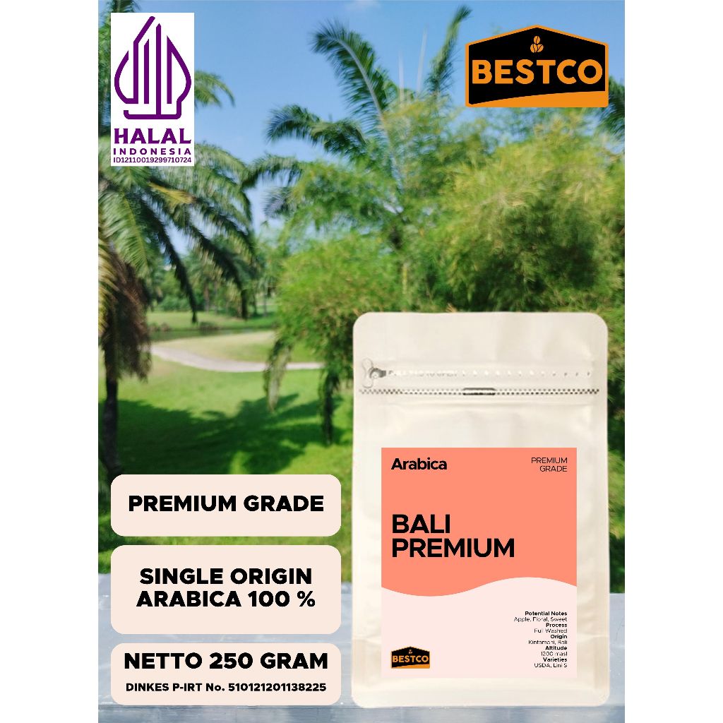 

Kopi Bestco Premium Arabica Bali 250 gr