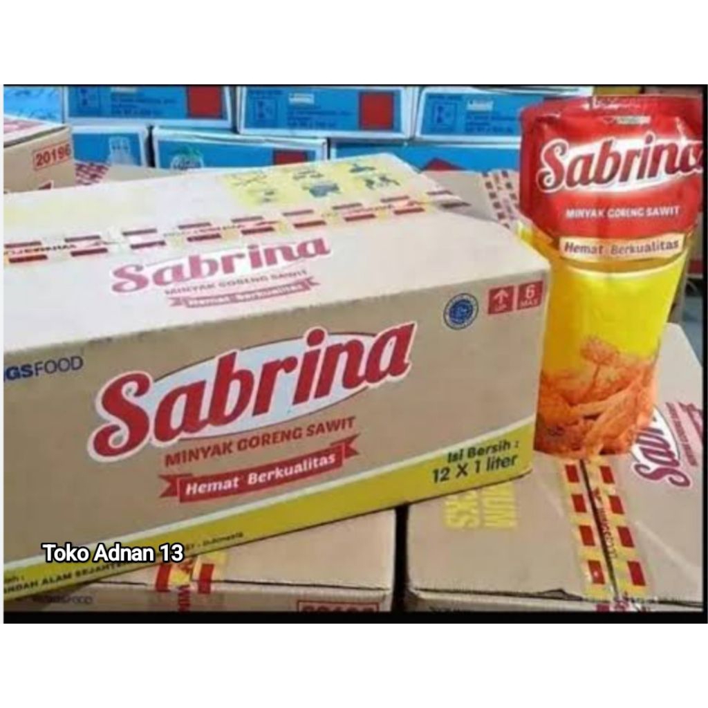 

Minyak Sabrina 1 Liter 1 Dus Isi 12 Pcs