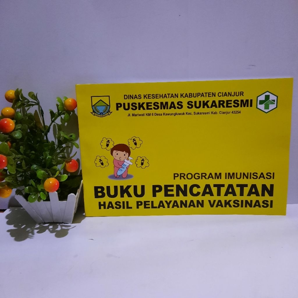 

Buku Pencatatan Hasil Pelayanan Vaksinasi Isi 100 Lembar (200 Halaman)