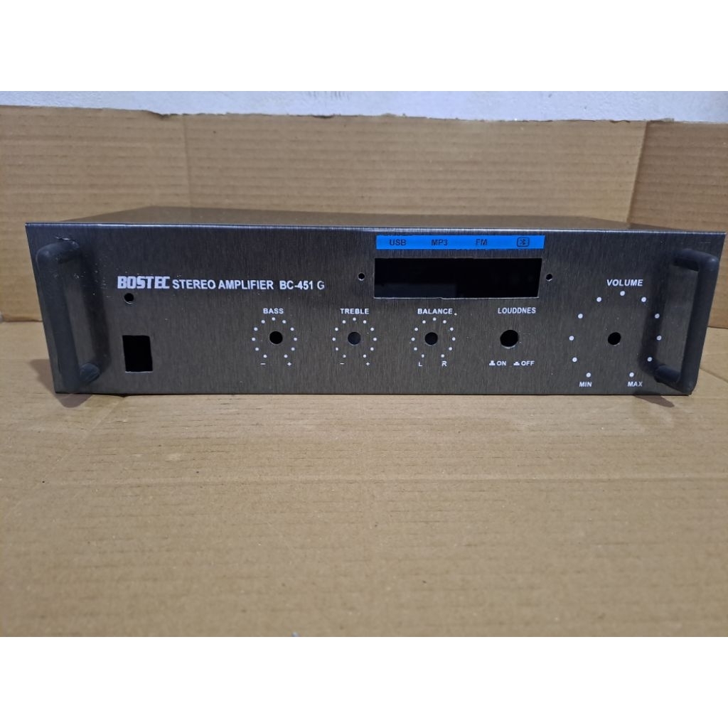 Box Amplifier Plat Kaleng Bostec BC 451 / Promo .