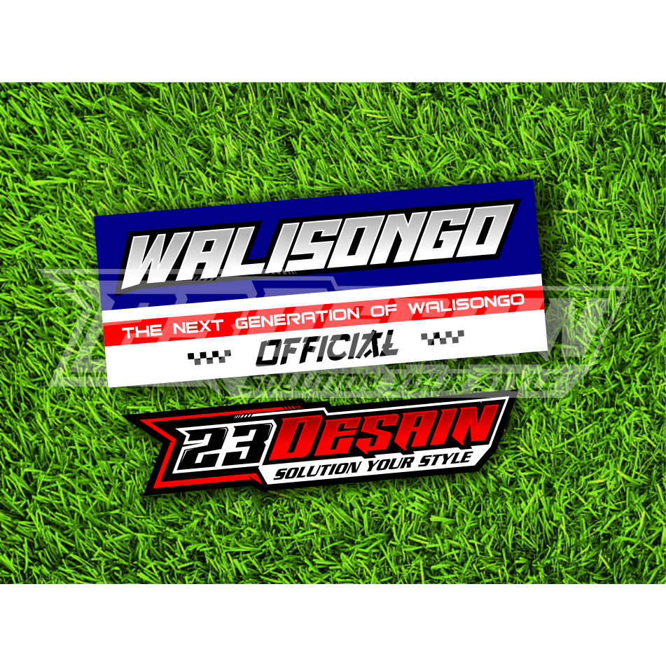 STIKER W9 STYLE STICKER GL W9 STYLE STIKER WALISONGO WS7