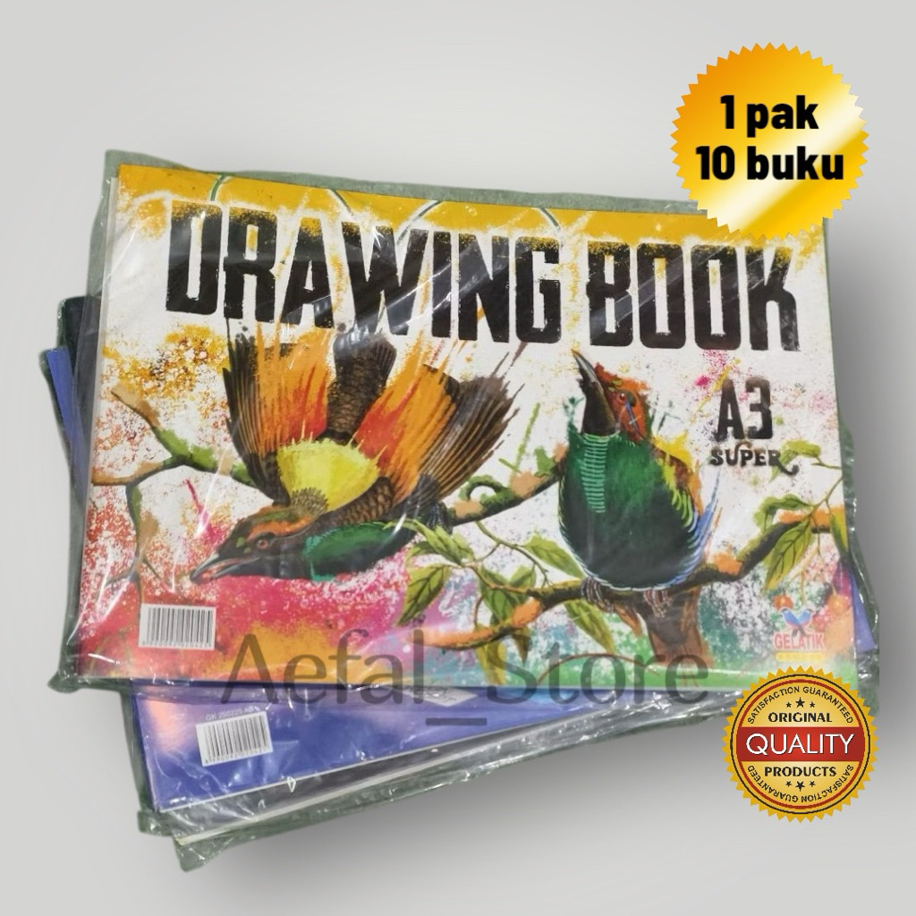 

Buku Gambar A3 Super Gelatik 1 pak (10 buku)