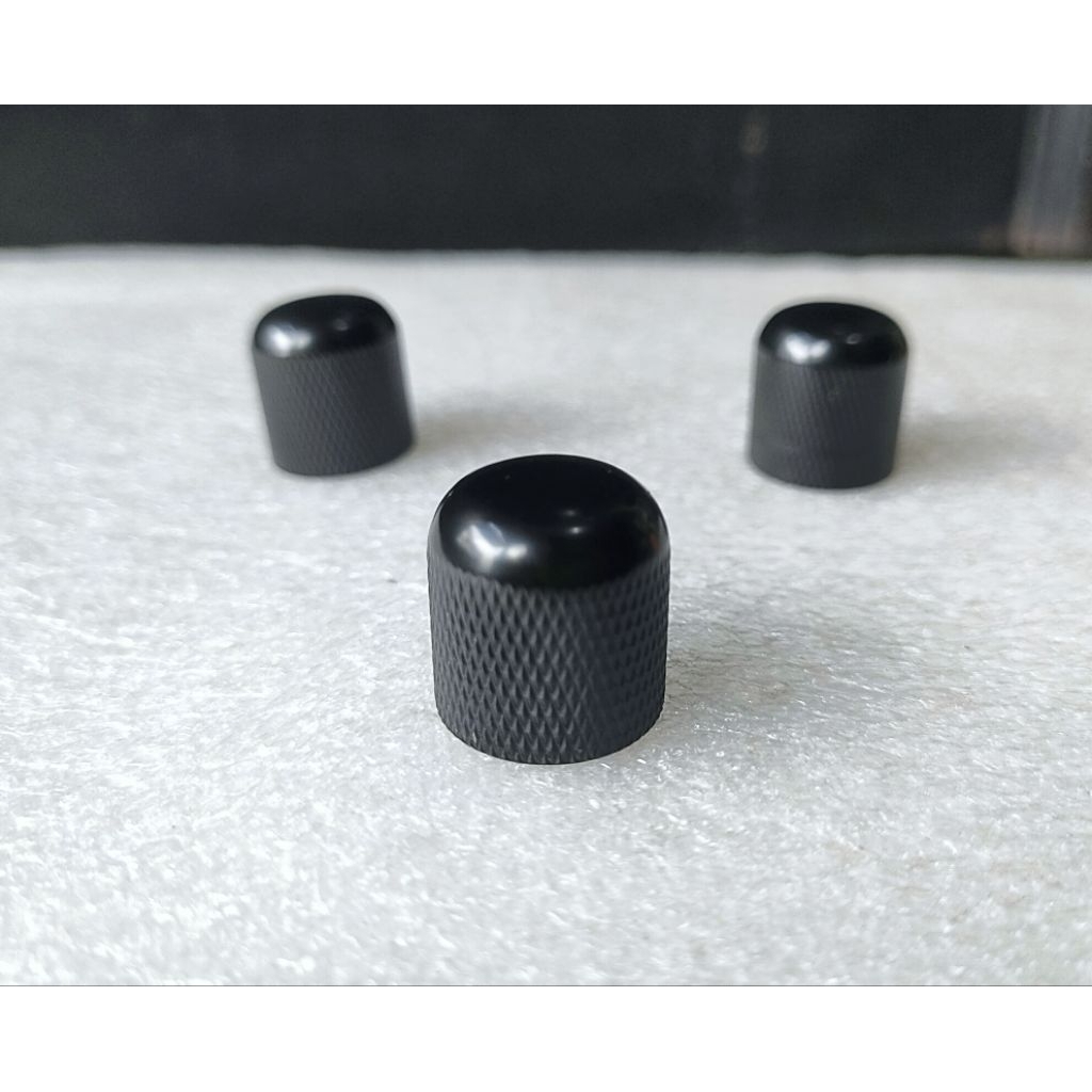 Knob besi Potensio Gitar dan bass warna hitam