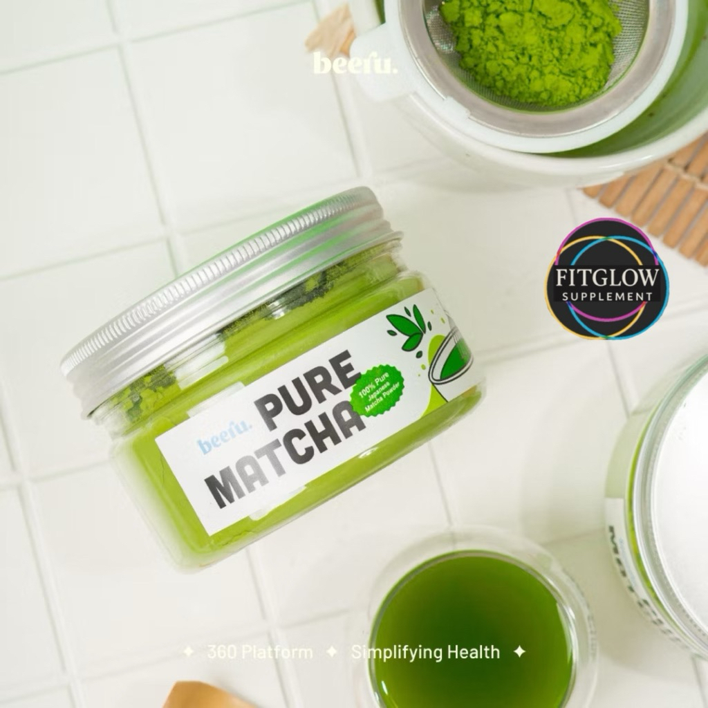 

(Bisa Gosend) Beeru Pure Matcha Powder 50gram & 100gram - 100% Bubuk Matcha Premium Japans