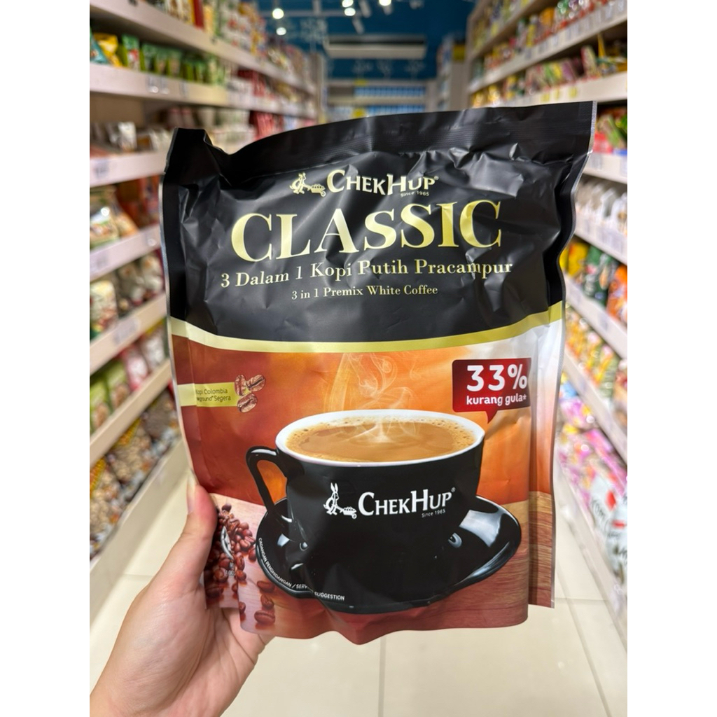 

chekhup classic 33% kurang gula isi 12 sachets 444gr