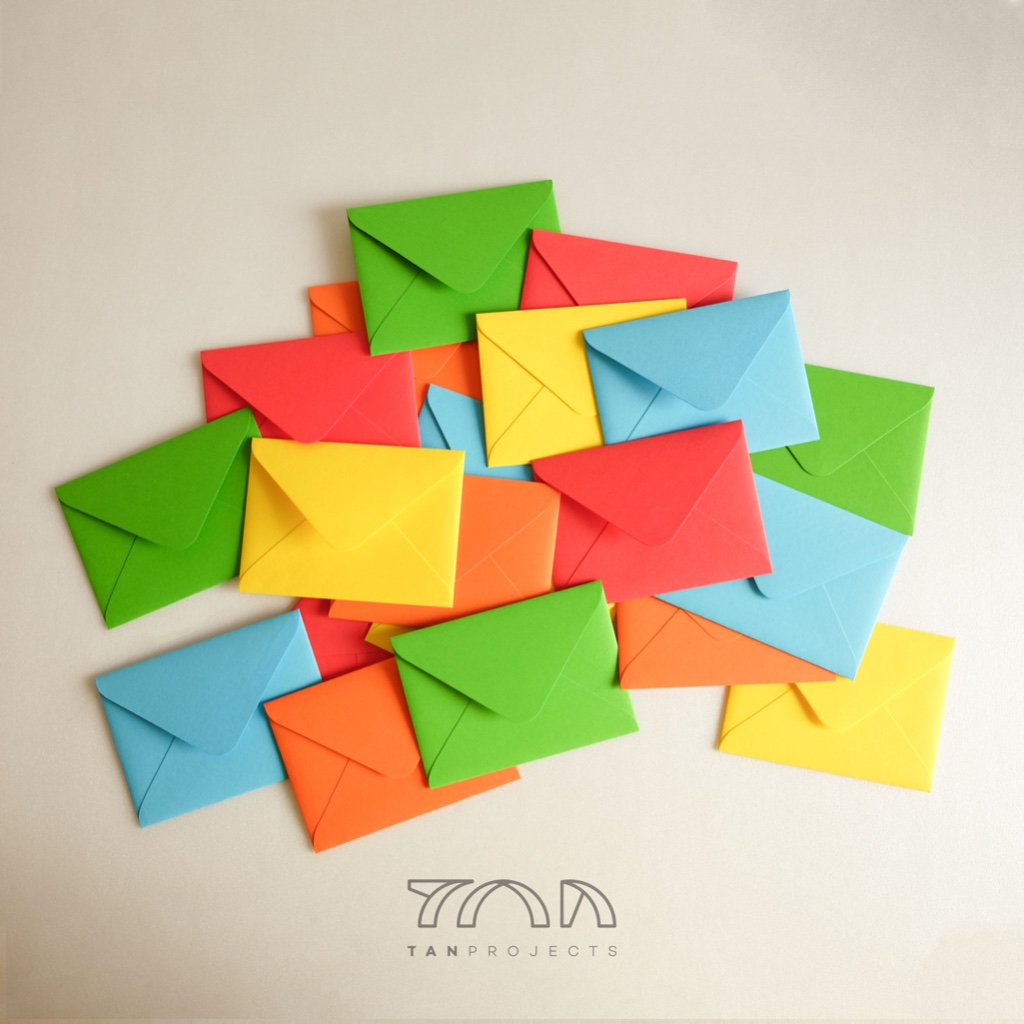 

Amplop Warna Warni 2R / Mixed Colours Envelopes uk 6.5x9cm