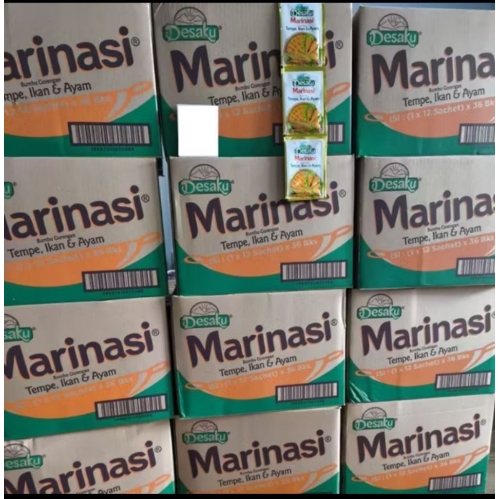 

Desaku Marinasi 1 dus isi 36 renceng grosir bumbu ungkep