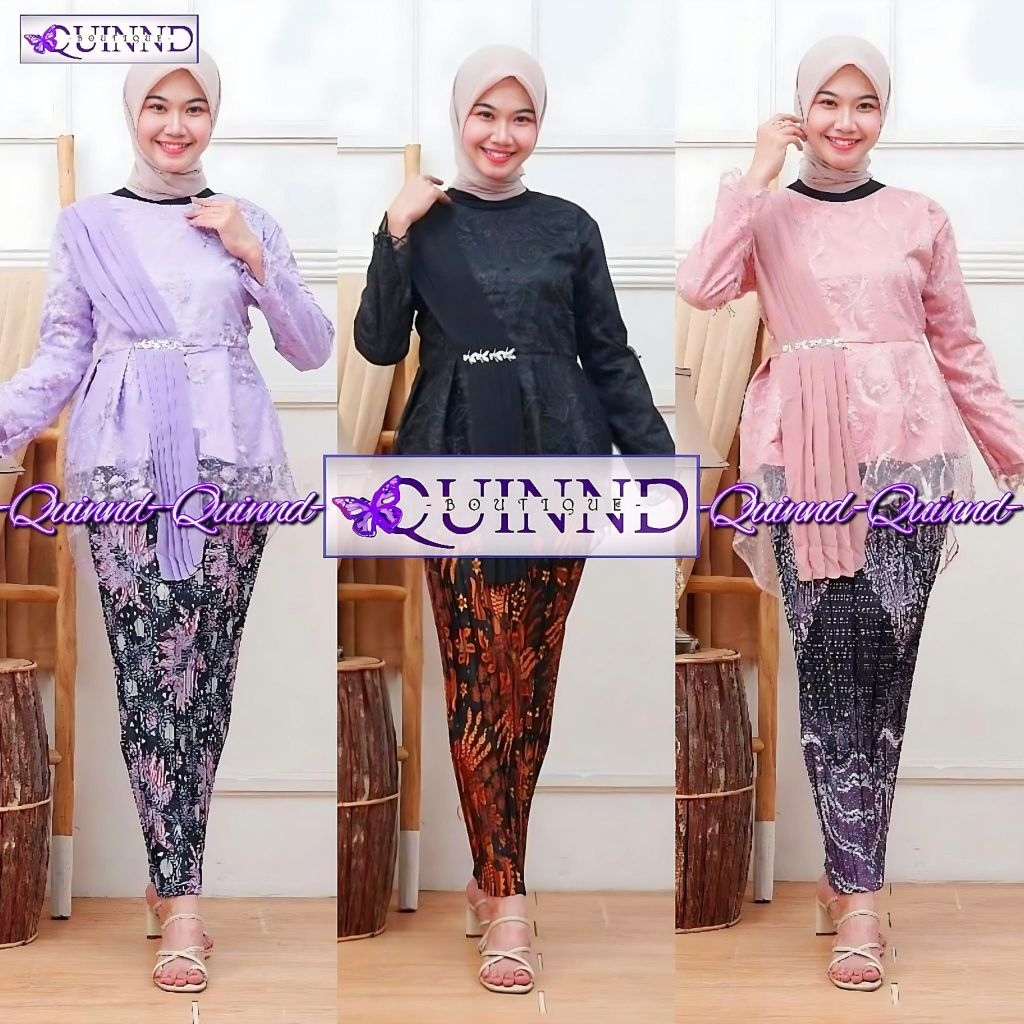 (COD) PROMO!! SET KEBAYA SELENDANG AMALIA REALPICT TERLARIS > KEBAYA MODERN / KEBAYA REMAJA / KEBAYA