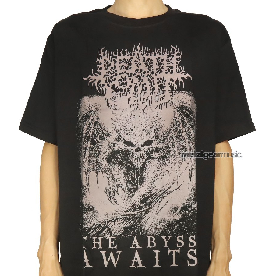Metalgear merch Tshirt Death Vomit - Awaits Katun S-3XL Kaos pria Original 100%
