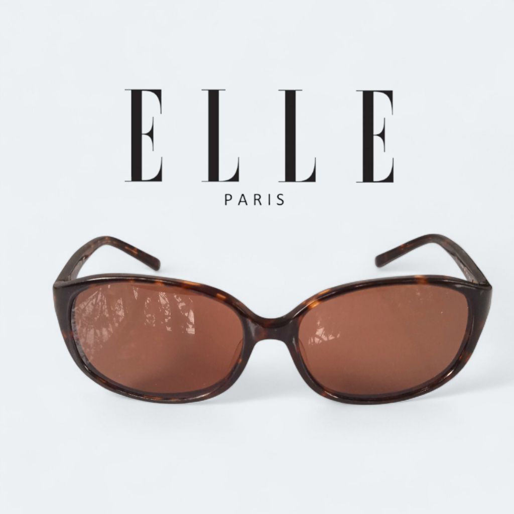vintage frame Elle Paris Tortoise Kacamata second branded original murah
