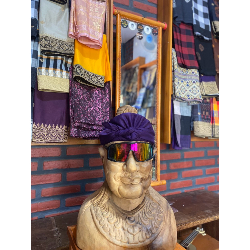 udeng kepet ungu jadi