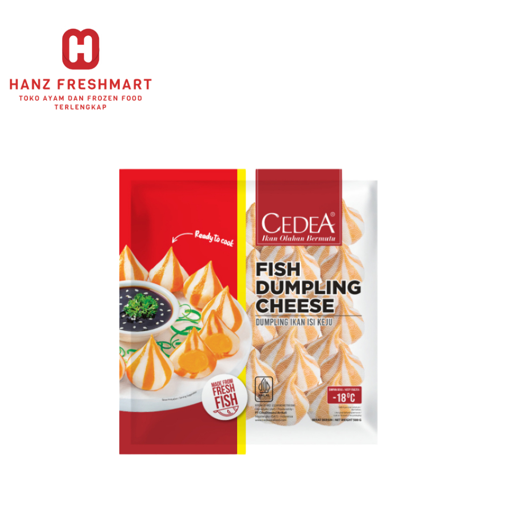 

Cedea Fish Dumpling Cheese 500gr - Hanz Freshmart