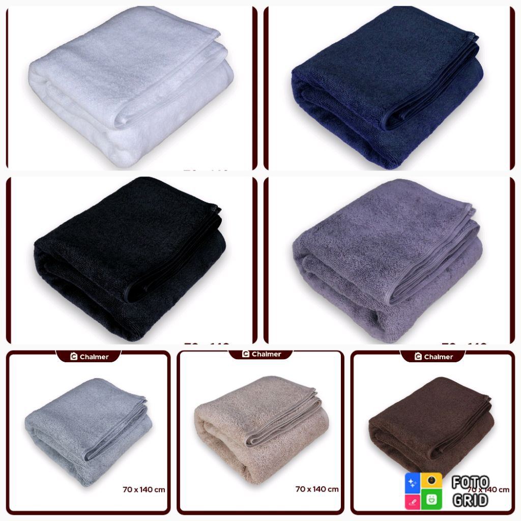 CHALMER - Handuk hotel polos 140×70