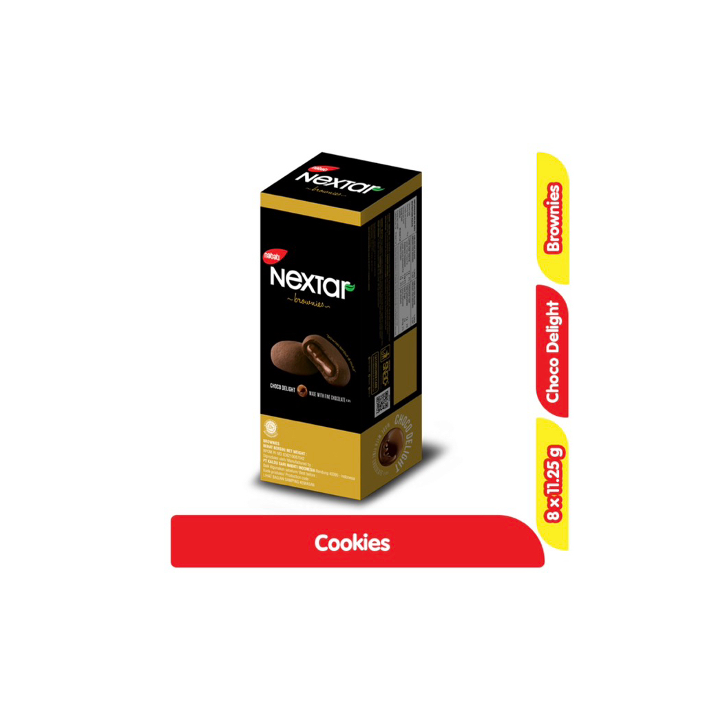 

NEXTAR Choco Brownies 8 x 11,25 g