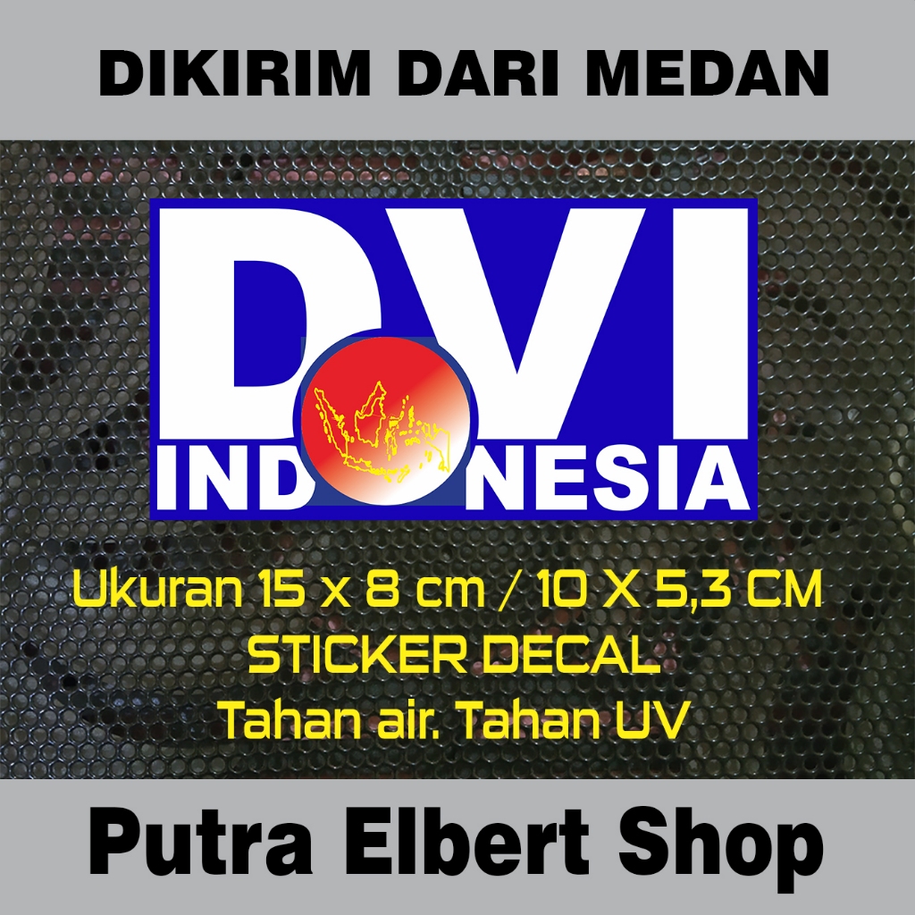 

Sticker Decal Vinyl Tahan Air DVI Disaster Victim Identification Indonesia