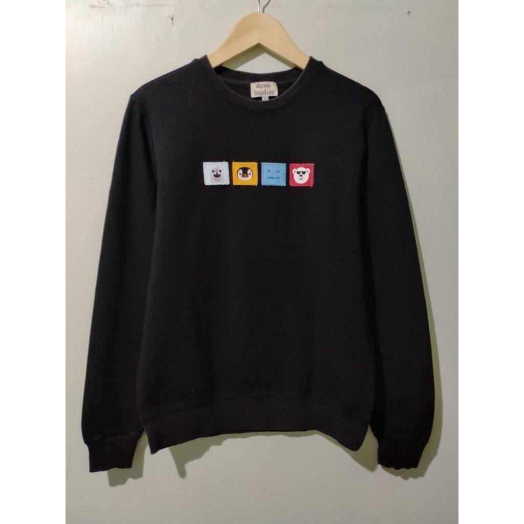 Acne studios Portugal Pernah Dipakai Crewneck