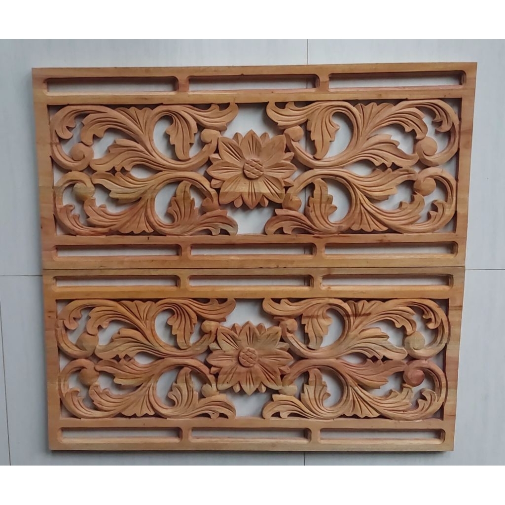 Boven angin-angin ukiran/Hiasan dinding/Ventilasi ukiran kayu mahoni