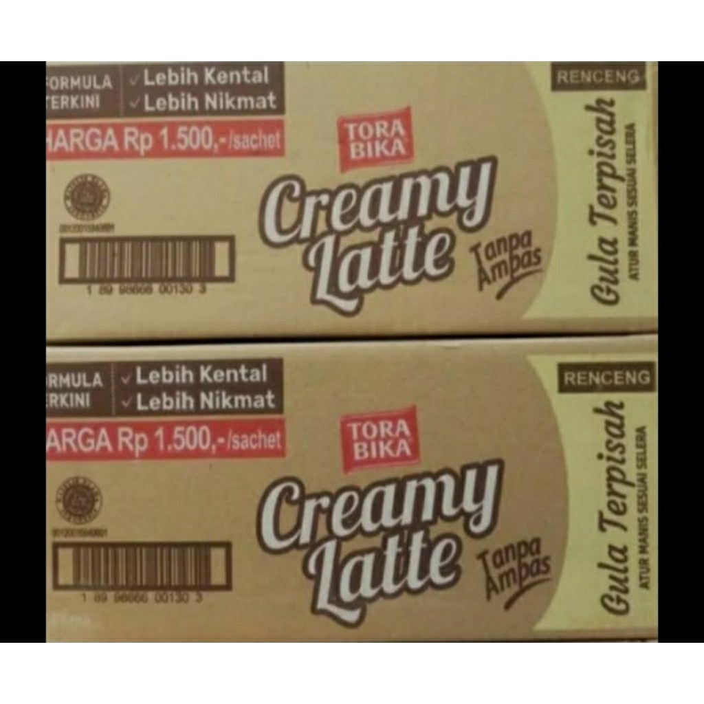 

torabika creamy latte 1 karton