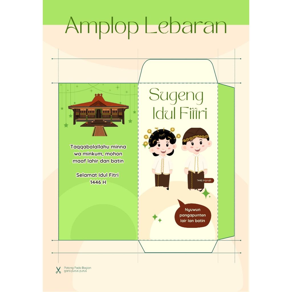 

AMPLOP LEBARAN 2026 SERI MUSLIM DAERAH INDONESIA (ISI 1000-an)