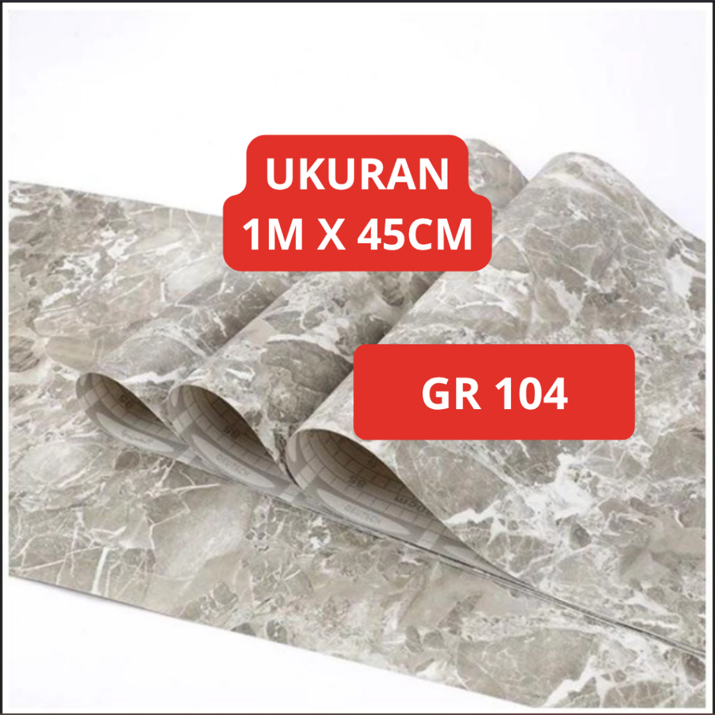 WALLPAPER STIKER UKURAN PERMETER MOTIF GRANIT READY KIRIM