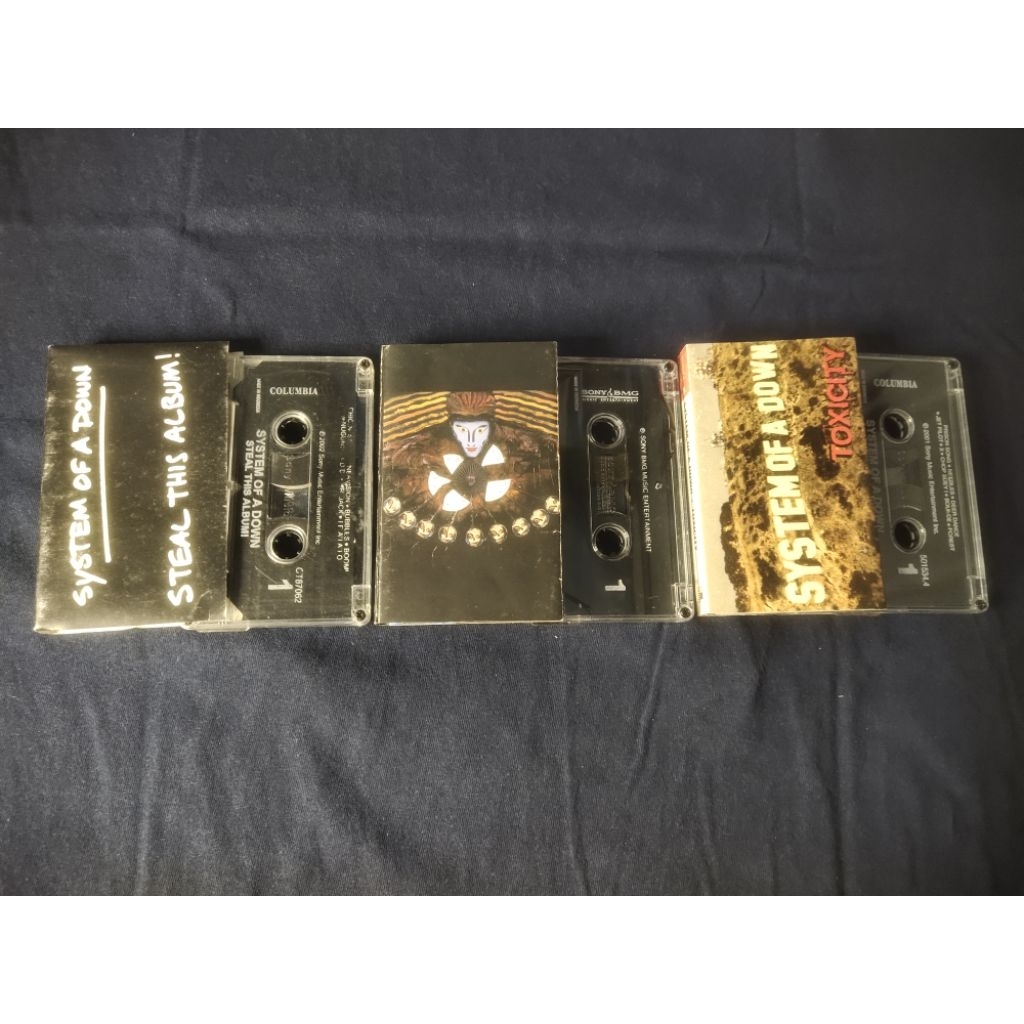BACA DESKRIPSI [PAKET] Kaset Pita System Of A Down (SOAD) 3 album