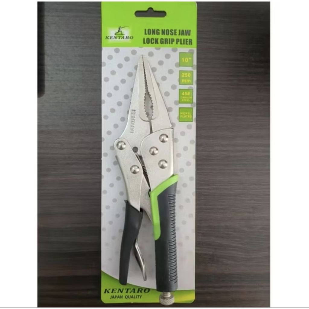 KENTARO TANG BUAYA HANDLE KARET MATALANCIP 10 INCH / TANG BUAYA GIGI LANCIP