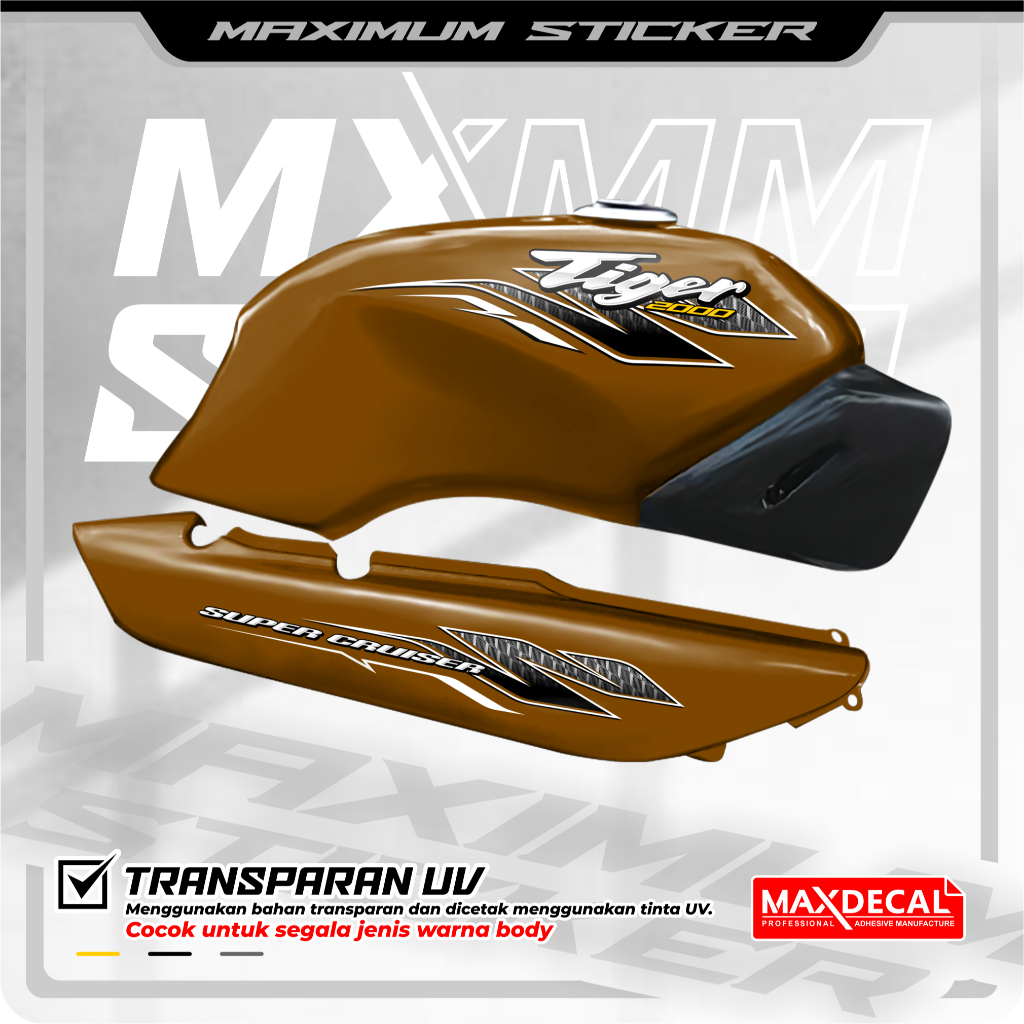 STRIPING TILAM - STRIPING TIGER 2000 / STRIPING TIGER 2000 - STRIPING TIGER TRANSPARAN UV