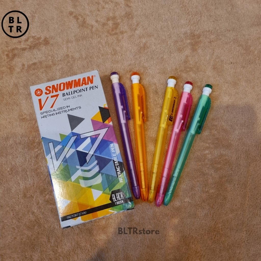 

PAK//BOLPOIN SNOWMAN V7(V7H)/TINTA HITAM/PEN MEKANIK/PEN 0.7MM/NEW ORIGINAL