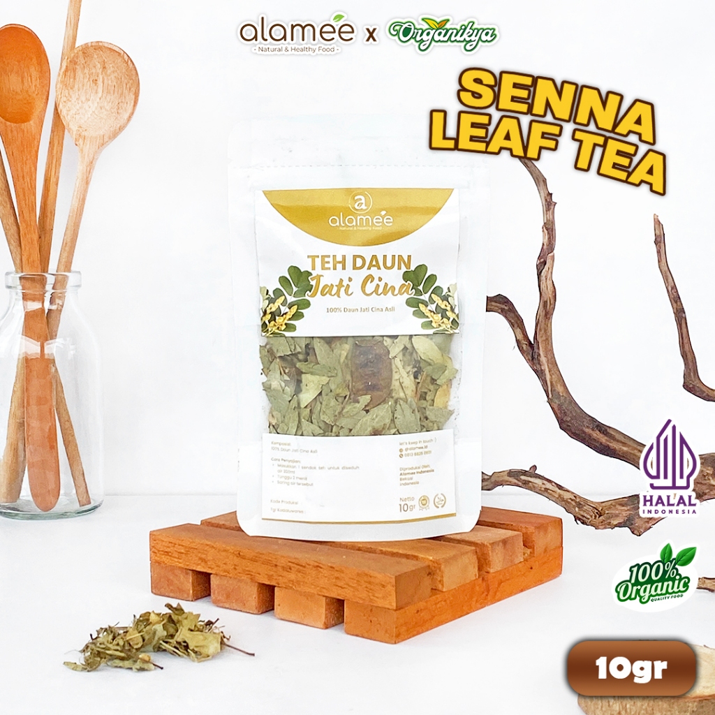 

Teh Daun Jati Cina Senna Leaf Tea Teh Herbal Alami Organik Organic 10 gr organikya