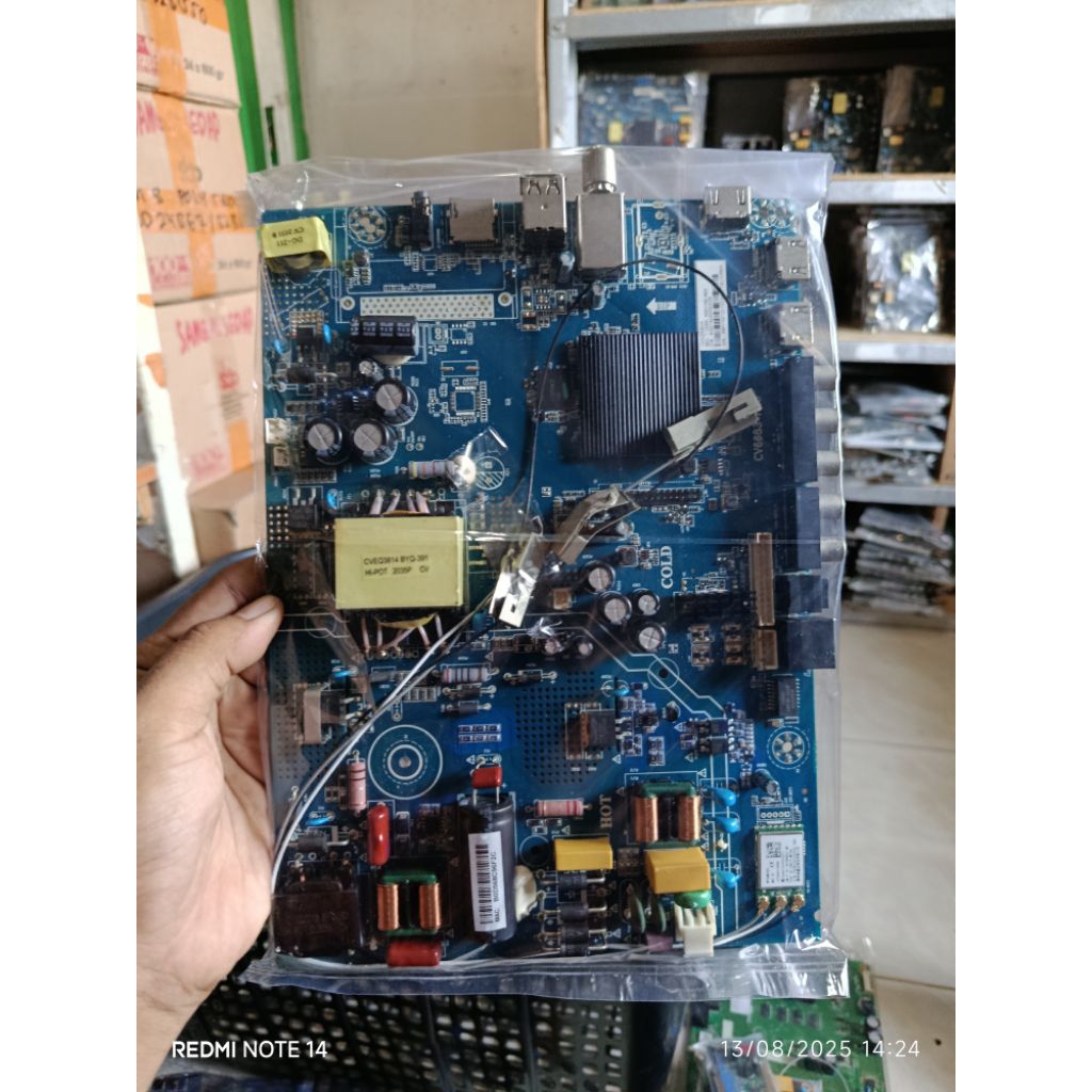 MB MOBO MAINBOARD MODULE MESIN TV AQUA SMART DIGITAL LE50AQT6300UA/ LE 50AQT6300UA MB AQUA SMART DIG