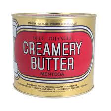 

BLUE TRIANGLE BUTTER 2KG X 1 KALENG,CAMPURAN ADONAN KUE