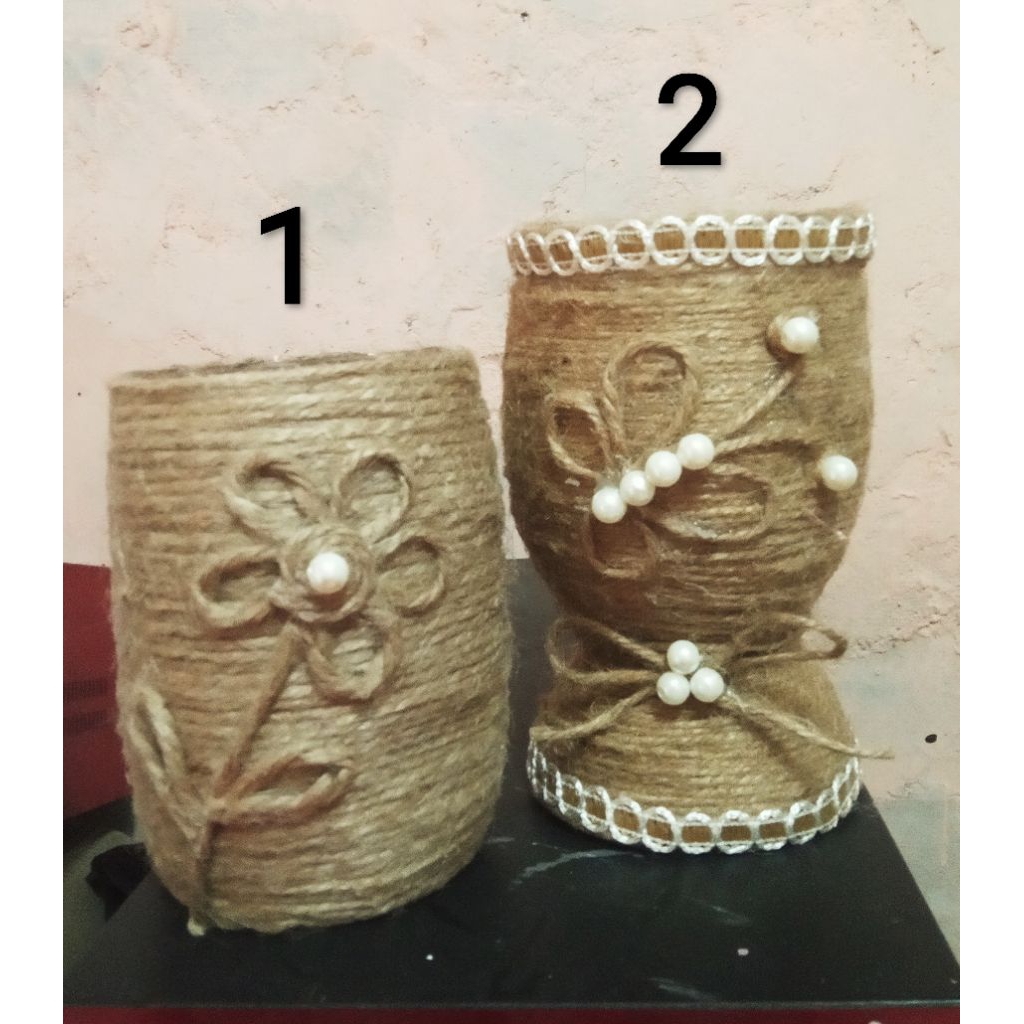 

prakarya daur ulang dari botol plastik/kerajinan tangan tempat pensil