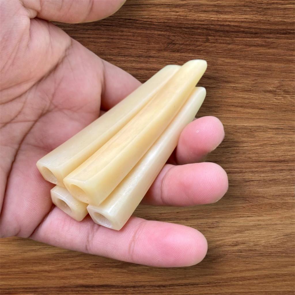 Once Pipa Tulang Sapi Impor Super Model Kotak Lubang Multifungsi Rasa Adem Gurih Warna Glowing / Pip