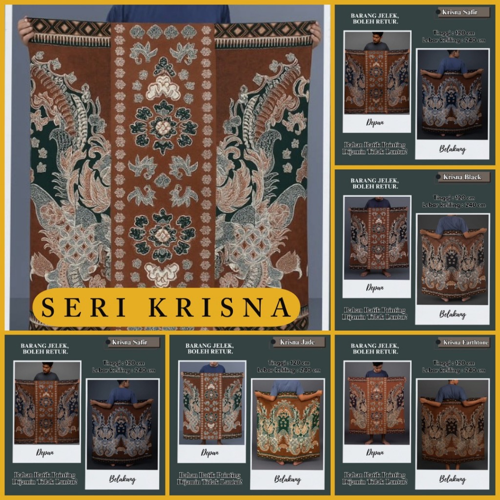Sarung Pria For Traveling Premium Santri Dewasa Kain Series / Sarung Dewasa Premium