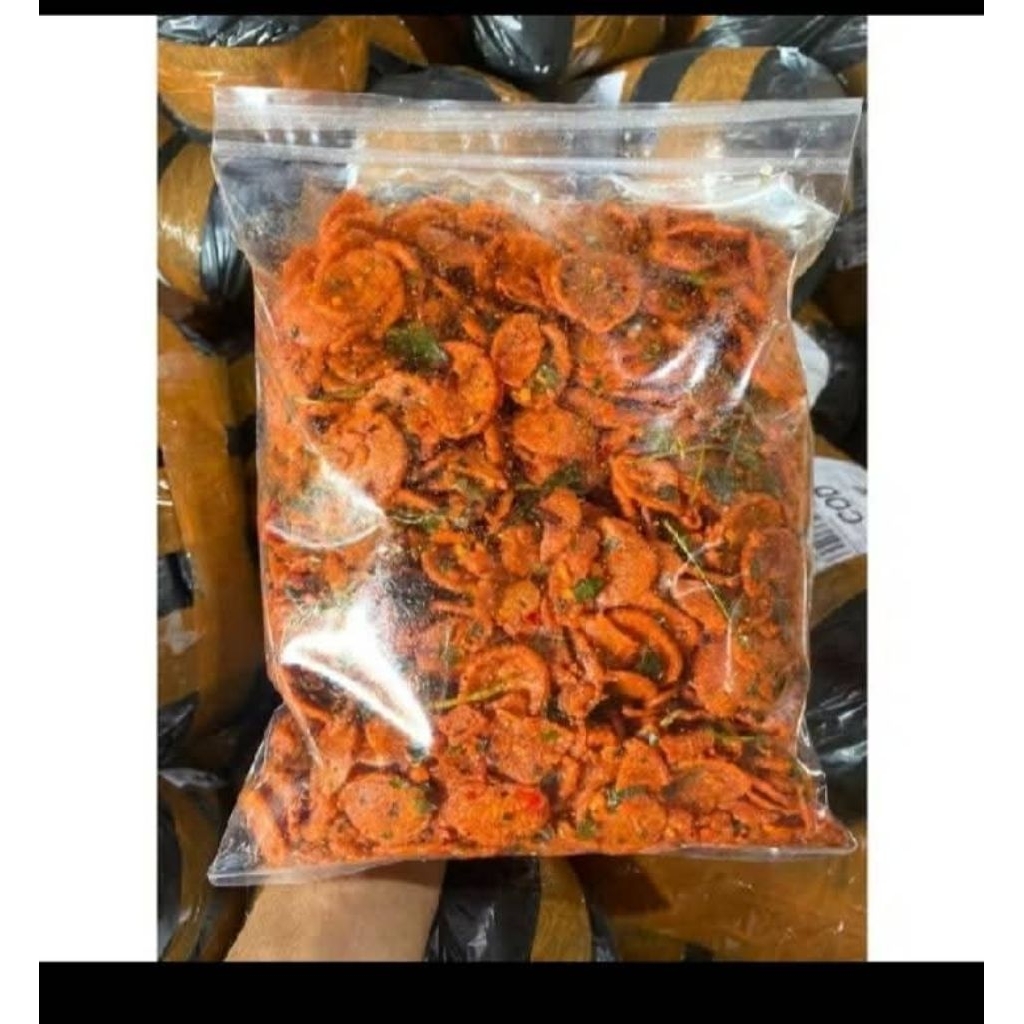 

Cemilan Sosis Goreng Pedas Cikruh 250gr,500gr-1kg
