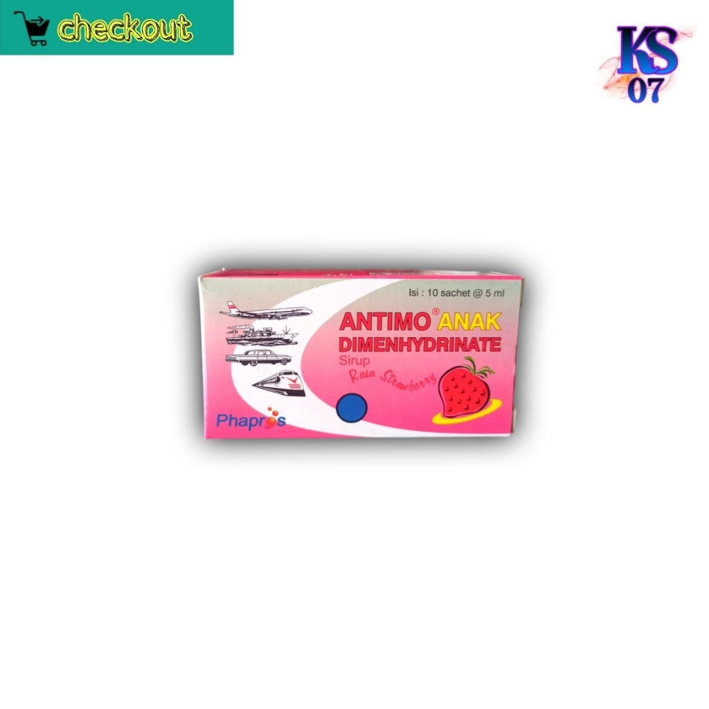 Antimo Cair Anak Rasa Strawberry / Antimo Anak