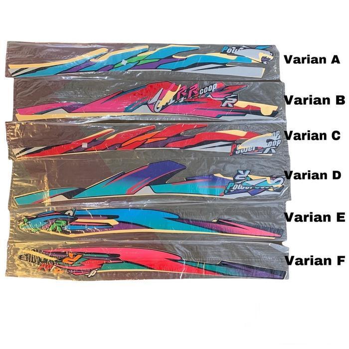 Striping sticker stiker list body yamaha alfa Sparepart Motor Termurah