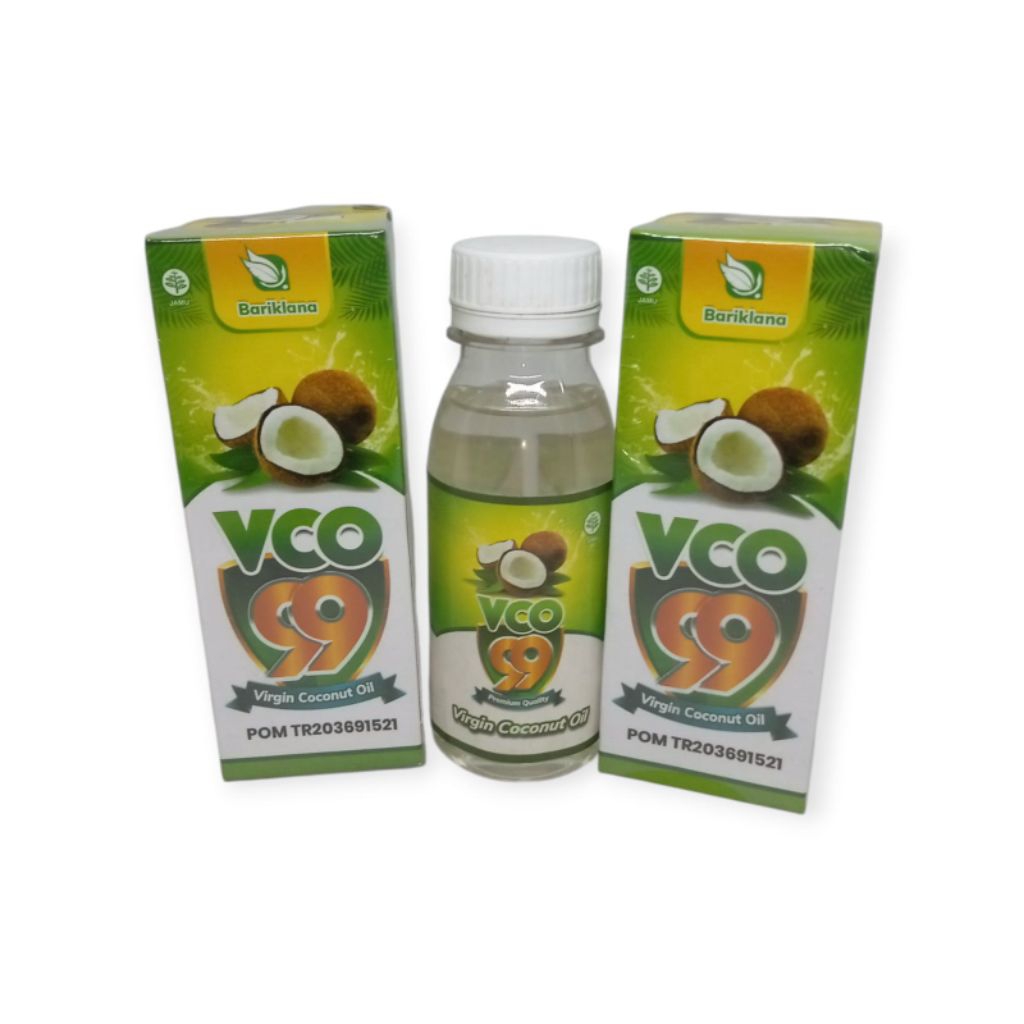

vco 99 virgin coconut oil 125 ml minyak kelapa murni bariklana original