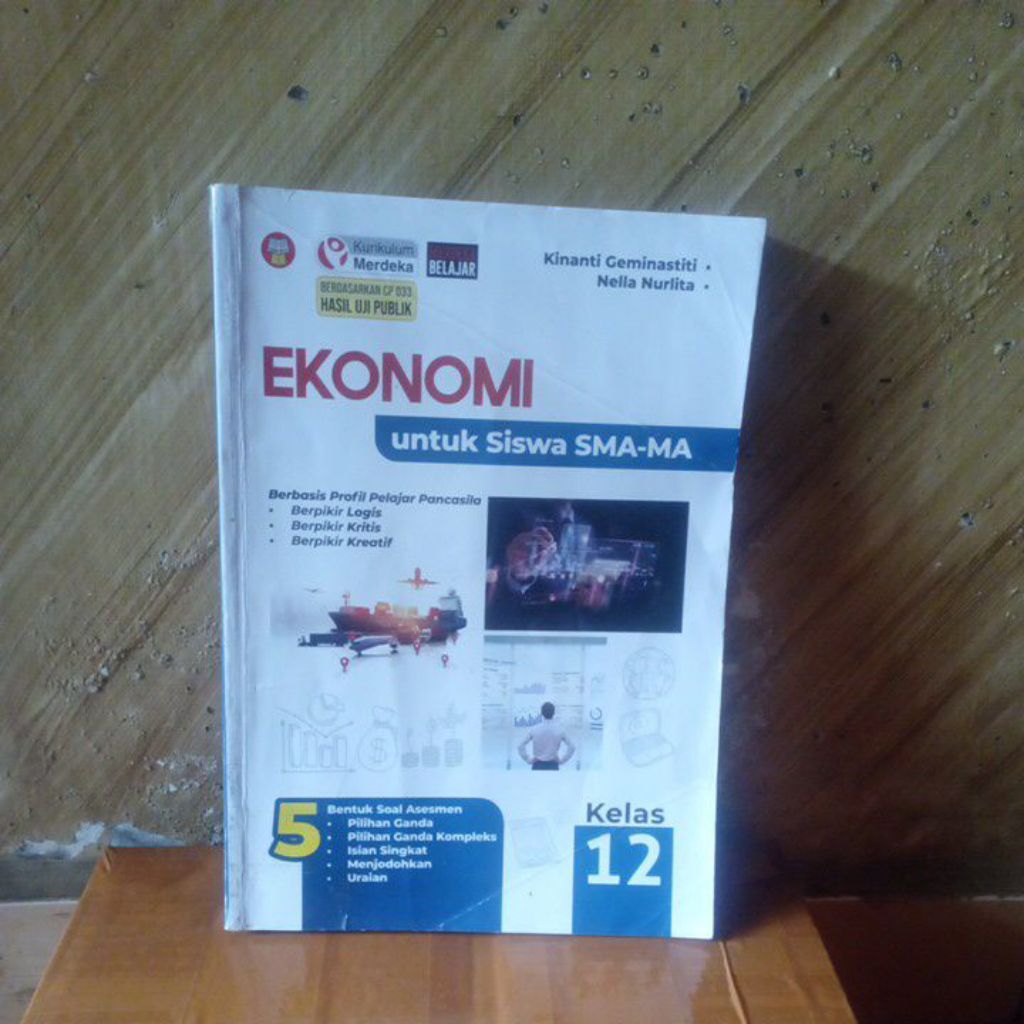 buku bekas; Ekonomi untuk SMA kelas 12 Kurikulum Merdeka Yrama Widya