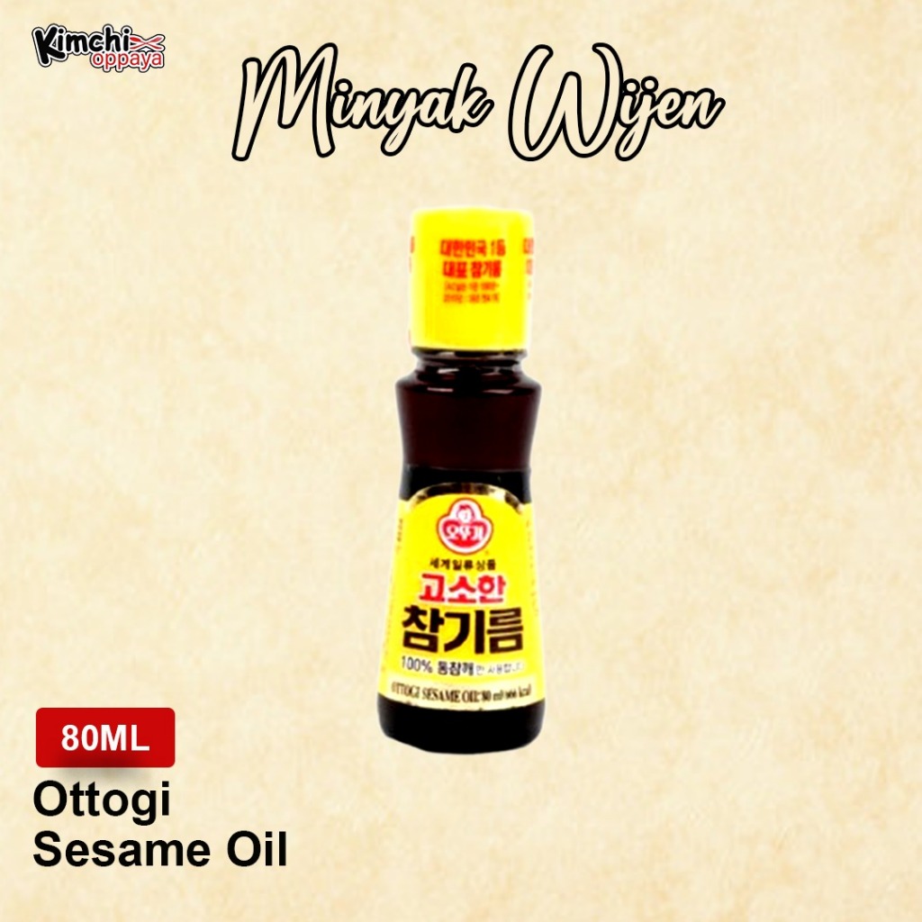 

Ottogi Minyak Wijen Korea 80 Ml Sesame Oil Bumbu Bibimbap Korea