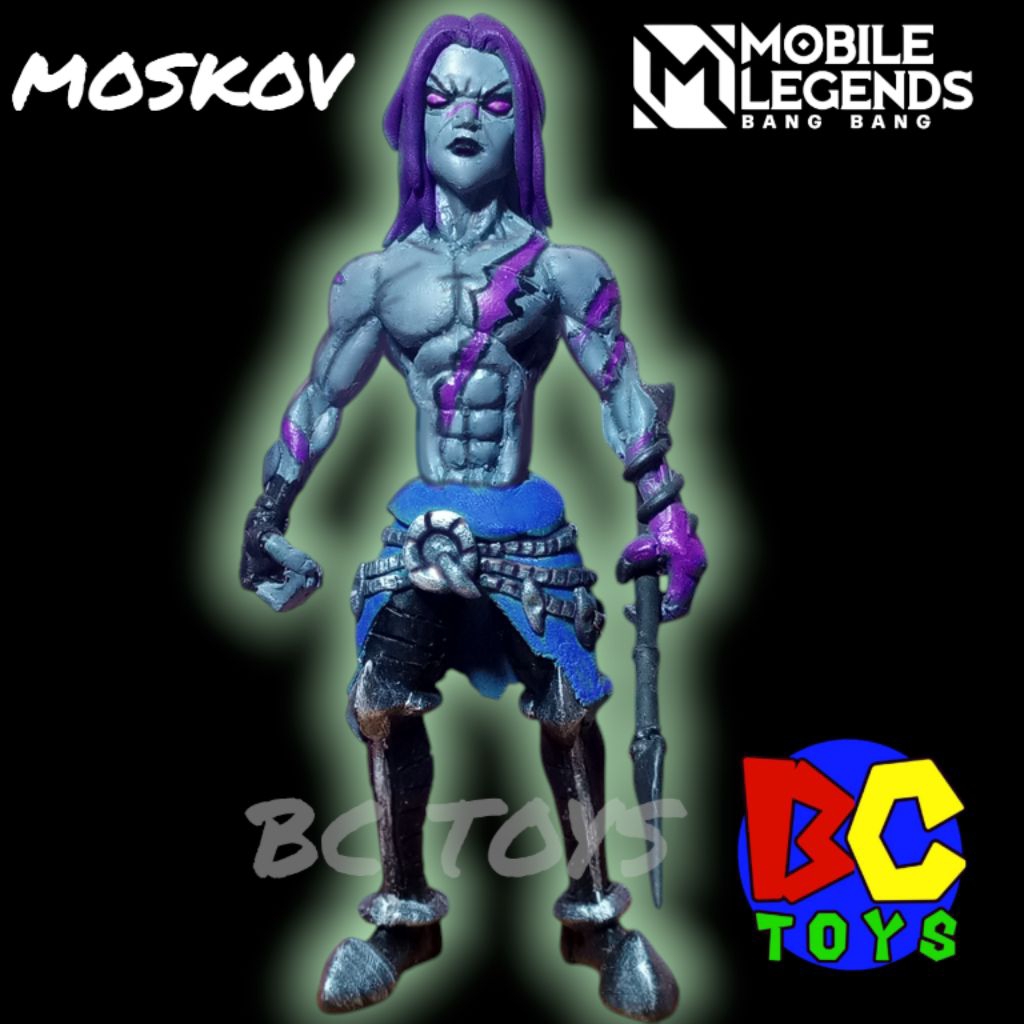 mainan action figure statue MOSKOV mobile legends