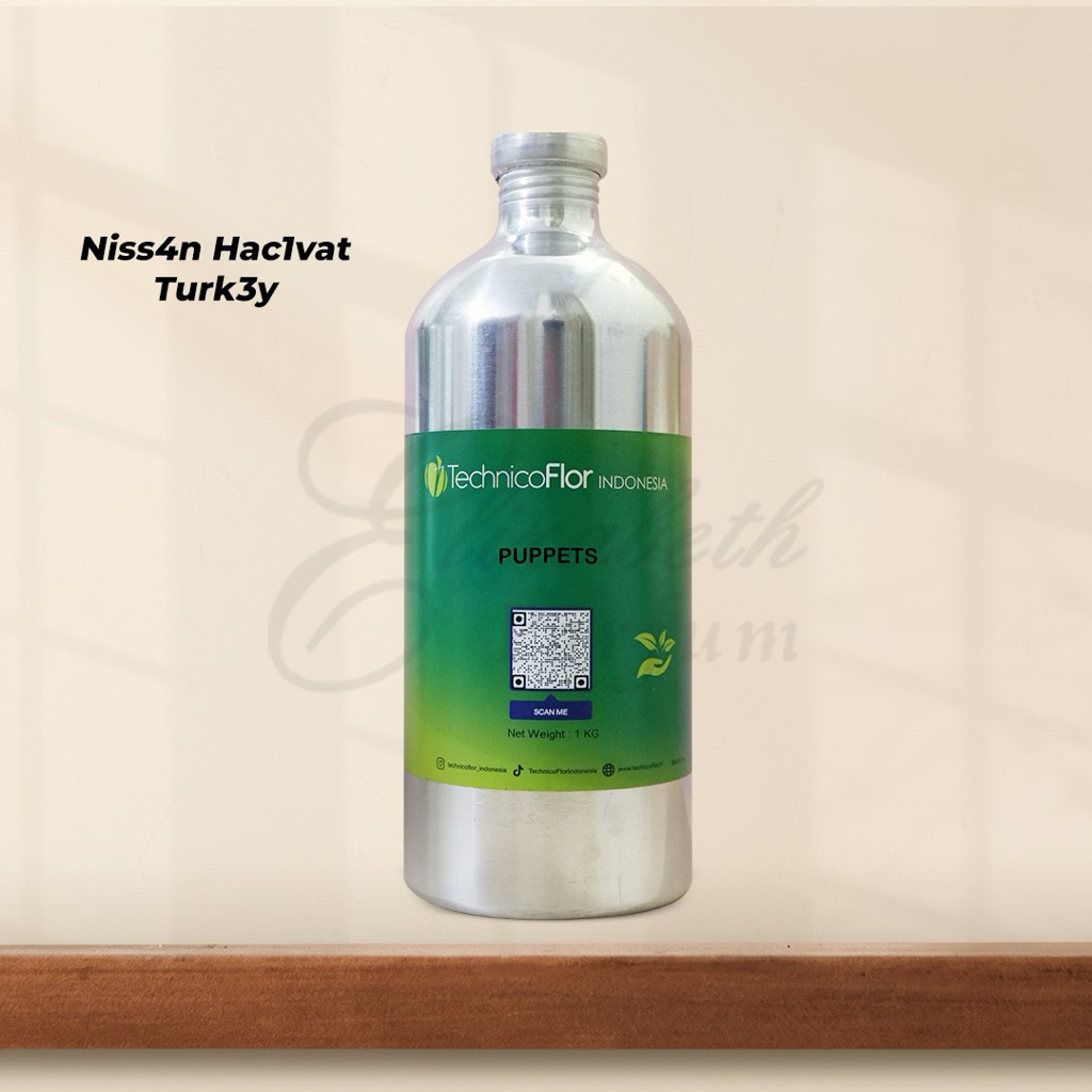 Nish4n3 Hacivat Turkey (V/D Puppets by TFI) segel 500ml. Jual grosir bibit parfum murni tanpa campur