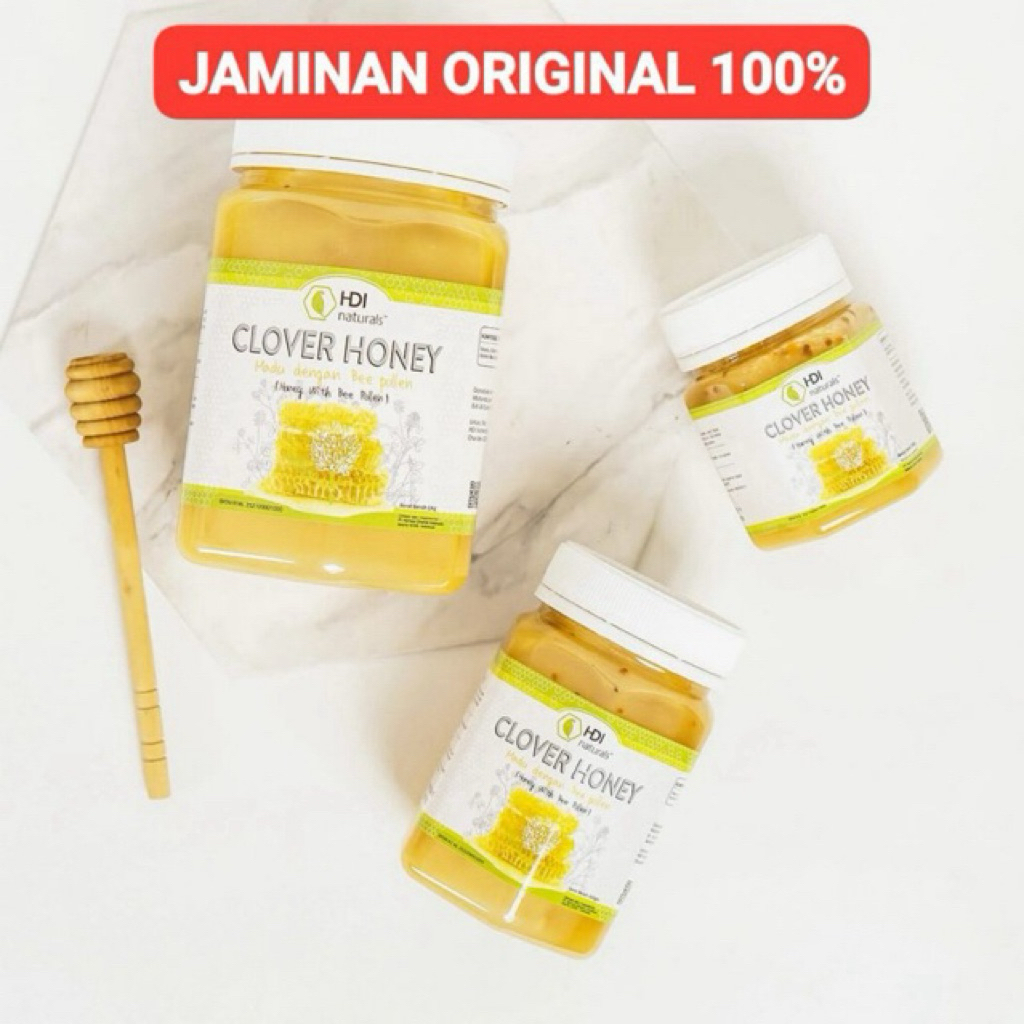 MADU CLOVER HONEY HDI 250gr, 500gr, 1 KG ORIGINAL EXP 2026-2028