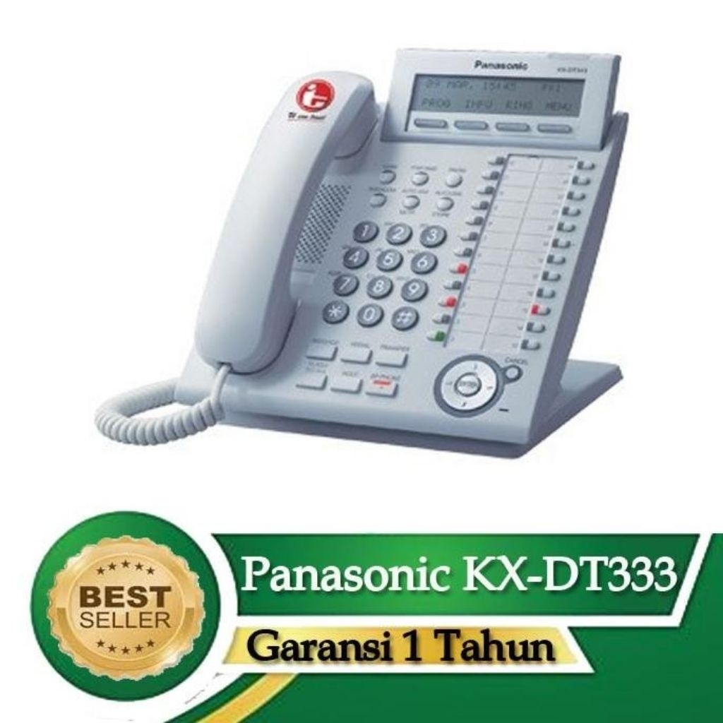 Panasonic Telepon Digital KX DT333 White Bergaransi