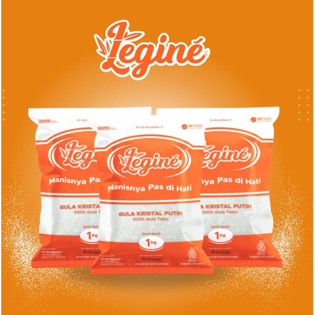 

Gula Pasir kemasan 1 kg Legine
