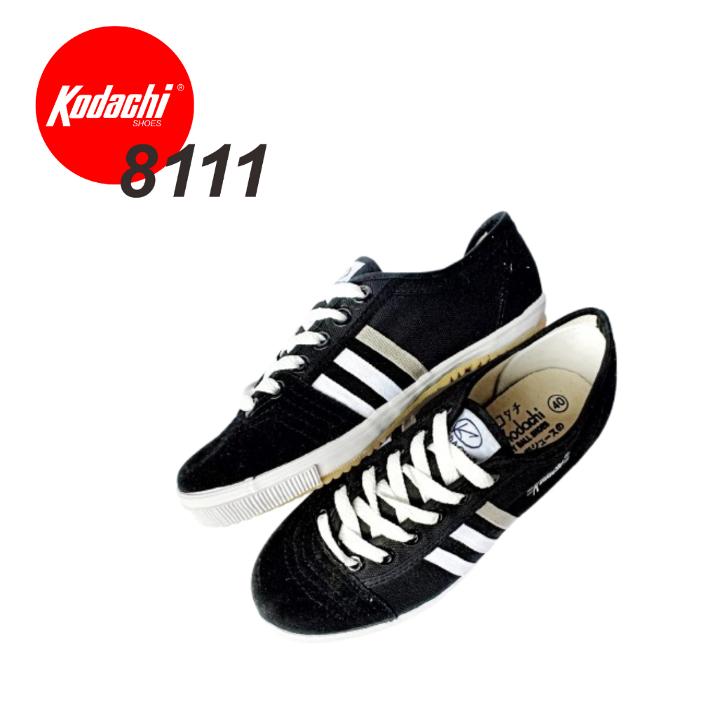Sepatu Kodachi 8111 Hitam Putih  8111 Black White  8111 HP. Kodachi Hitam 8111 HPH Kodachi Shoes